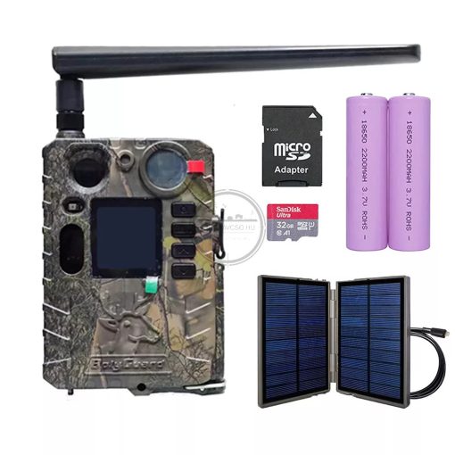 Boly Guard BG410-M(S) 4G vadkamera szett napelem panellel